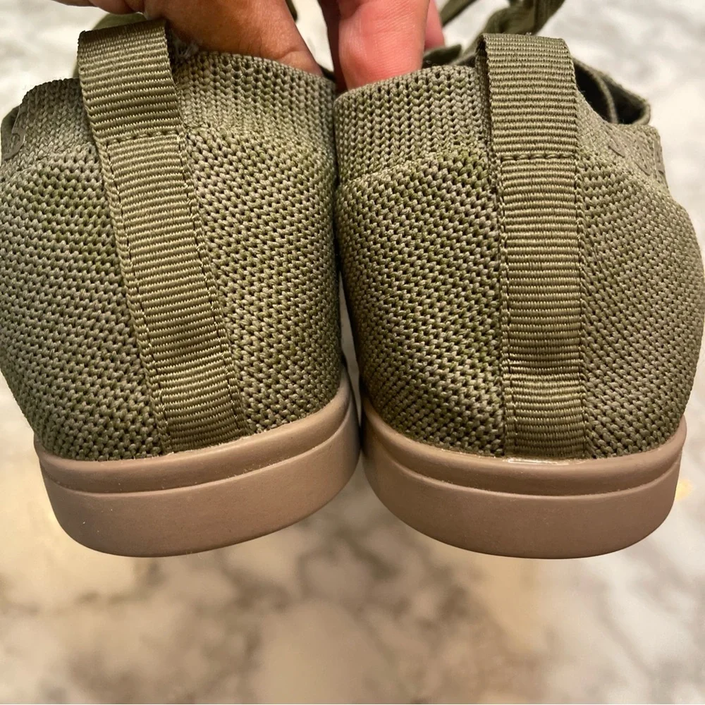 Suavs Zilker Men's 7.5 Womens 9.5 Lightweight Shoes Sneakers Olive Green Comfort - Picture 4 of 10